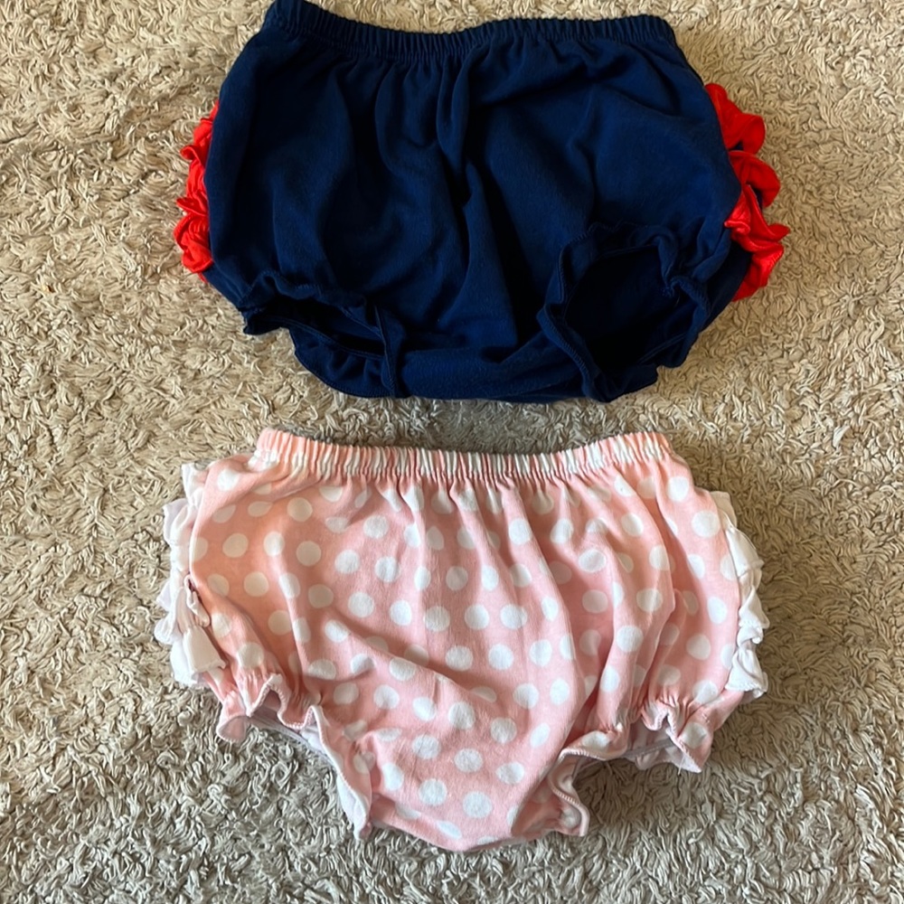 Ruffle Butts baby girl Bloomers size 6-12 months